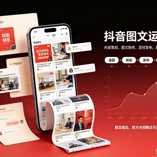港南抖音图文代运营服务